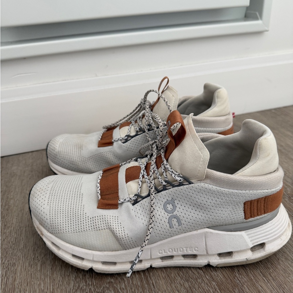 Women’s On Running Cloudnova - white pearl